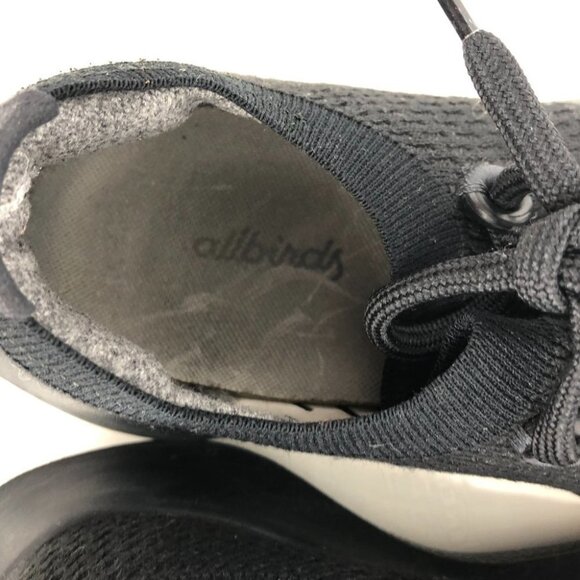 Allbirds Black Eclipes (Black Soles) Tree Dasher Wool Sneakers Size 6-6.5 - Picture 11 of 13